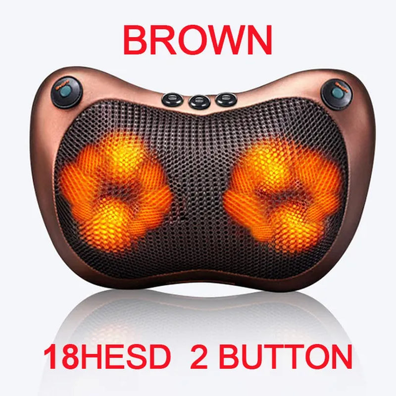 Neck Massager Massage Pillow 8-12-18 Massage Balls Relax Muscles and Relieve Neck Pain Small Massager